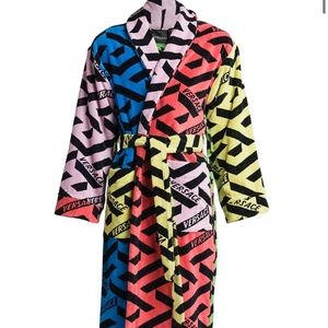 Versace Logo Cotton Bathrobe (new)